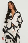 White Filament Co - ord Set - Navvi.in