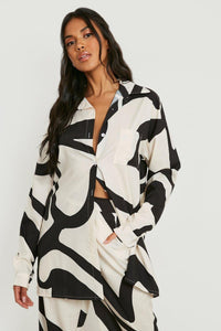 White Filament Co - ord Set - Navvi.in