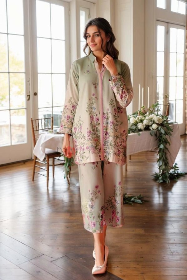 Women's Floral Print Co - Ord Set - Navvi.in