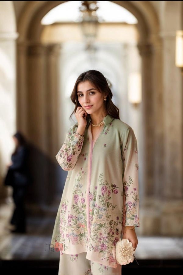 Women's Floral Print Co - Ord Set - Navvi.in