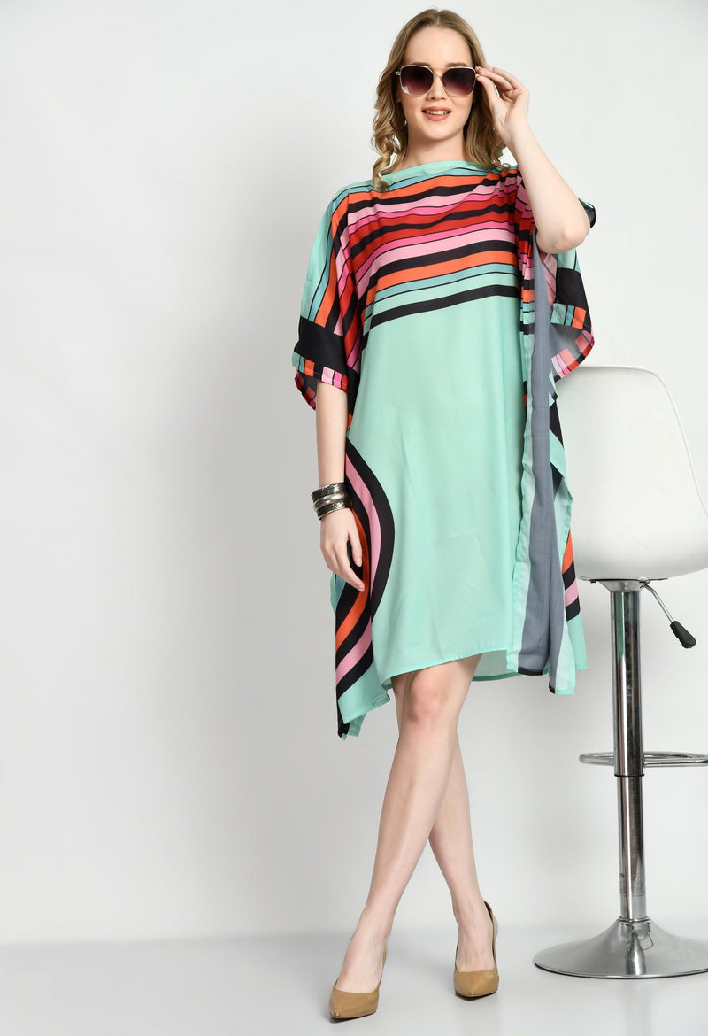 Wonder Rings Short Kaftan Dress - Navvi.in