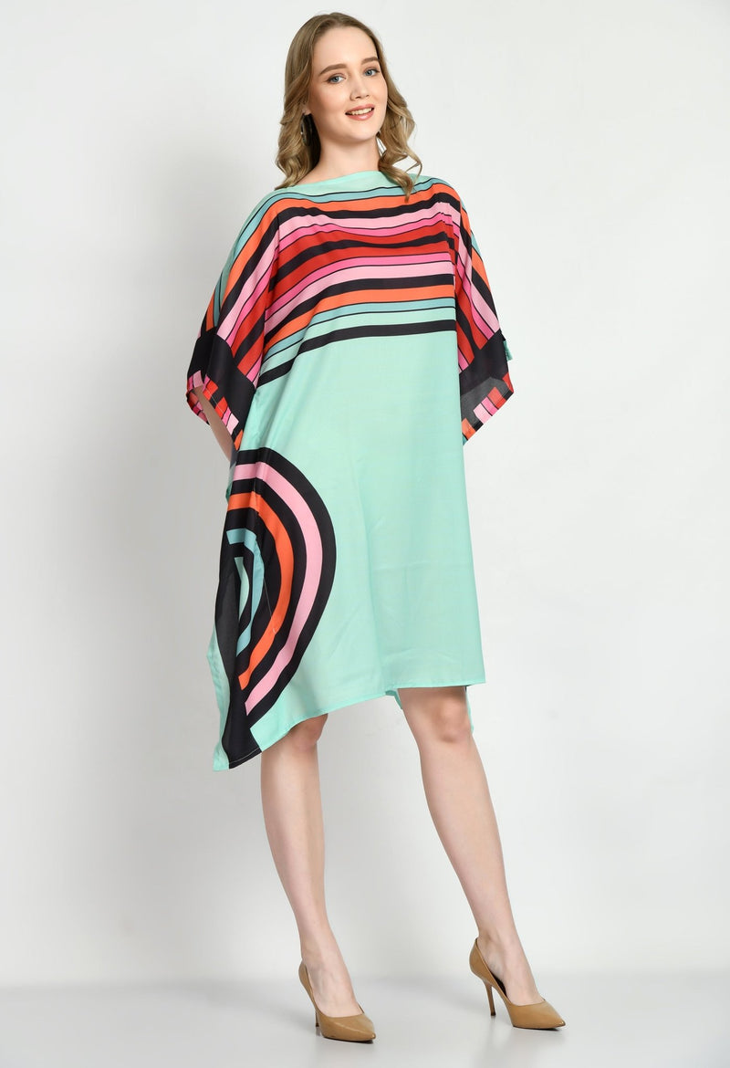Wonder Rings Short Kaftan Dress - Navvi.in