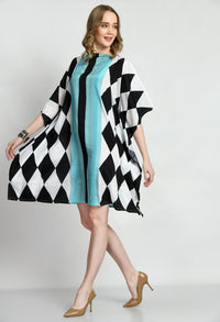 Wonderland Short Kaftan Dress - Navvi.in