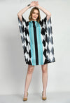 Wonderland Short Kaftan Dress - Navvi.in