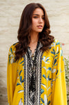 Sunlit Bloom Mustard Kaftan