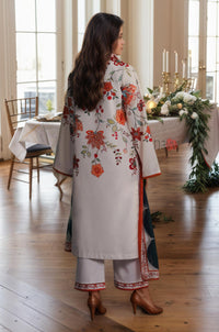 Ivory Floral Straight Kurta Set – Festive Wear