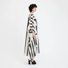 White & Black Kaftan Dress