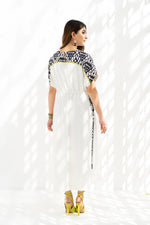 Serene White Kaftan Dress
