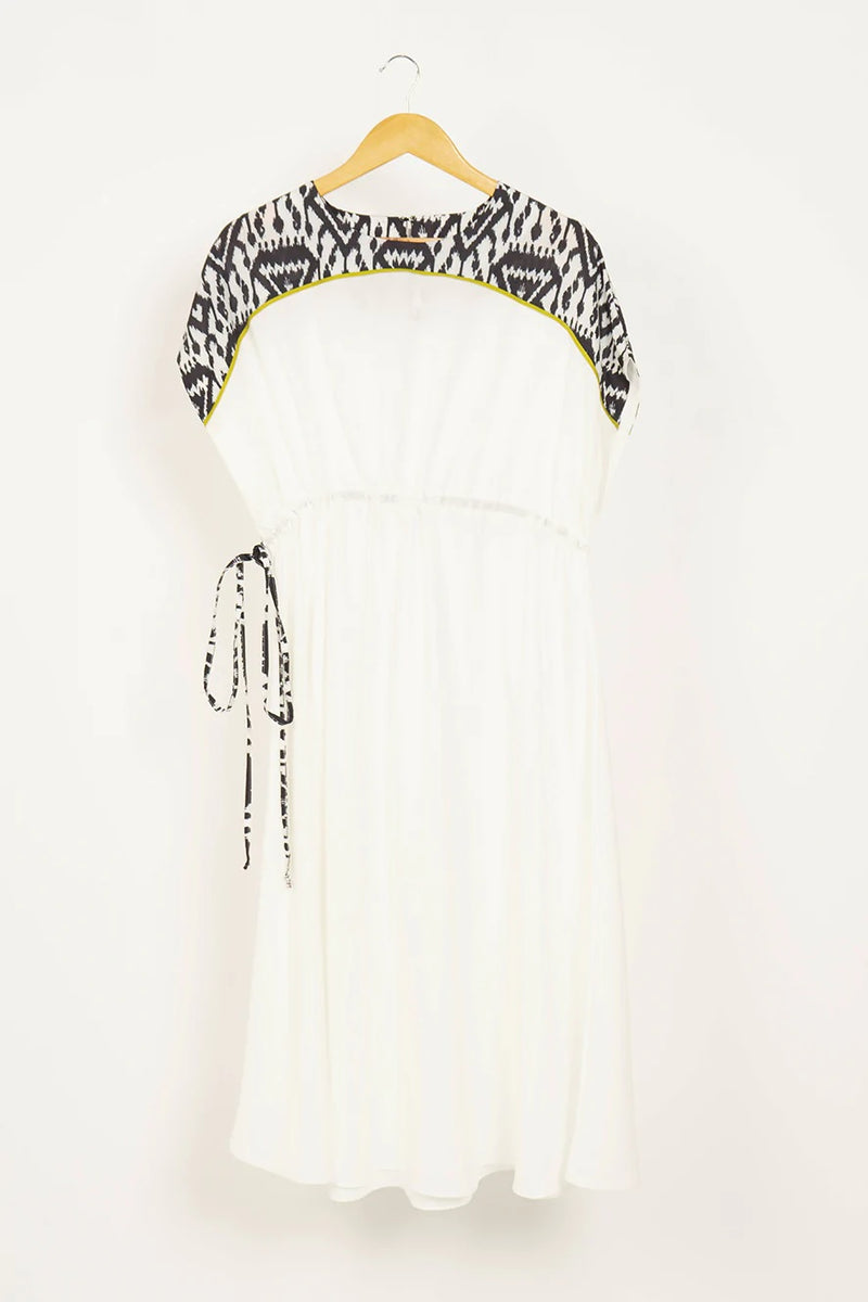 Serene White Kaftan Dress