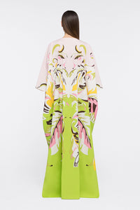 Moss Green Kaftan Dress | Navvi