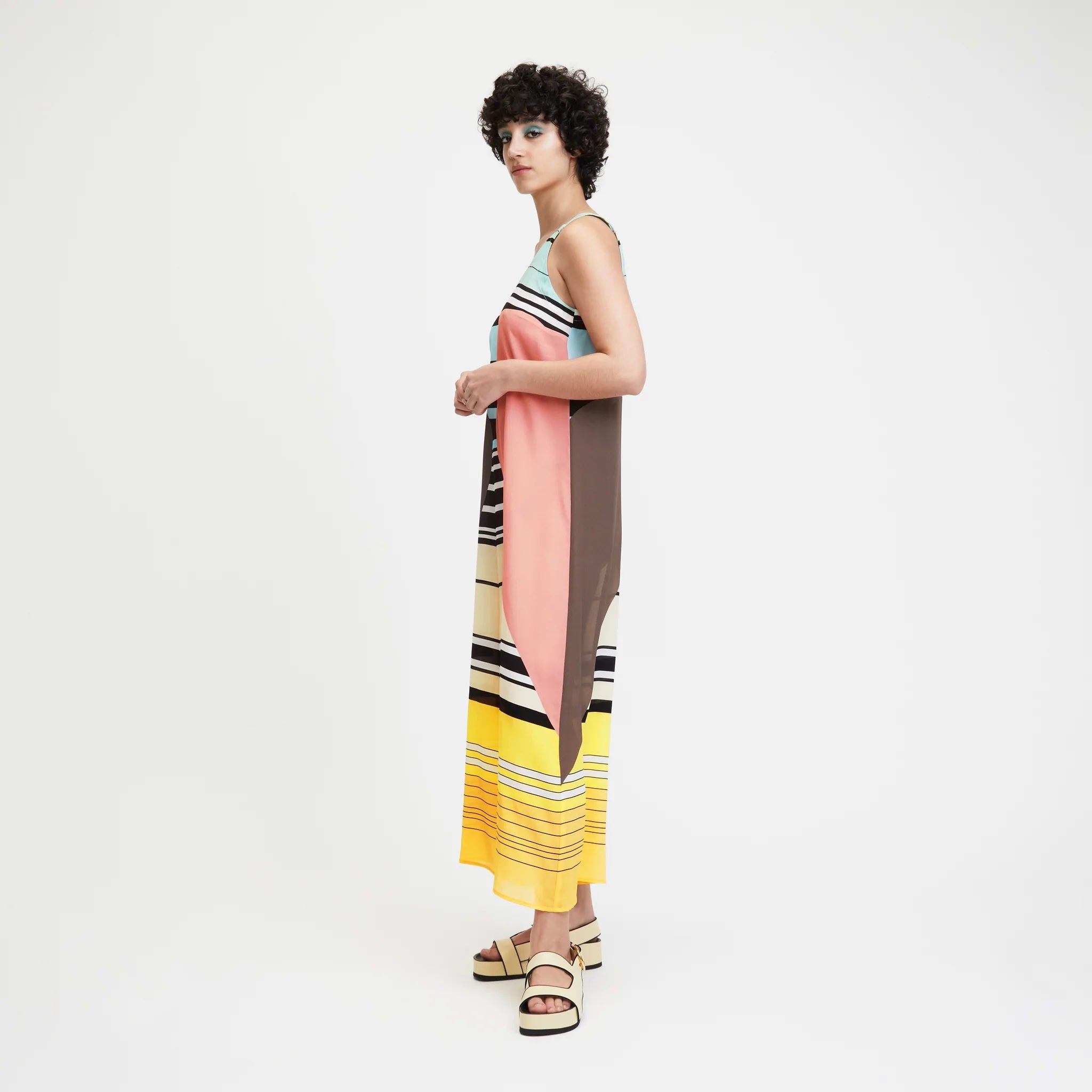 Geometric Printed Full Length Jumpsuit