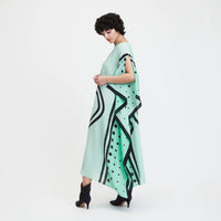 Sea Green Kaftan Dress