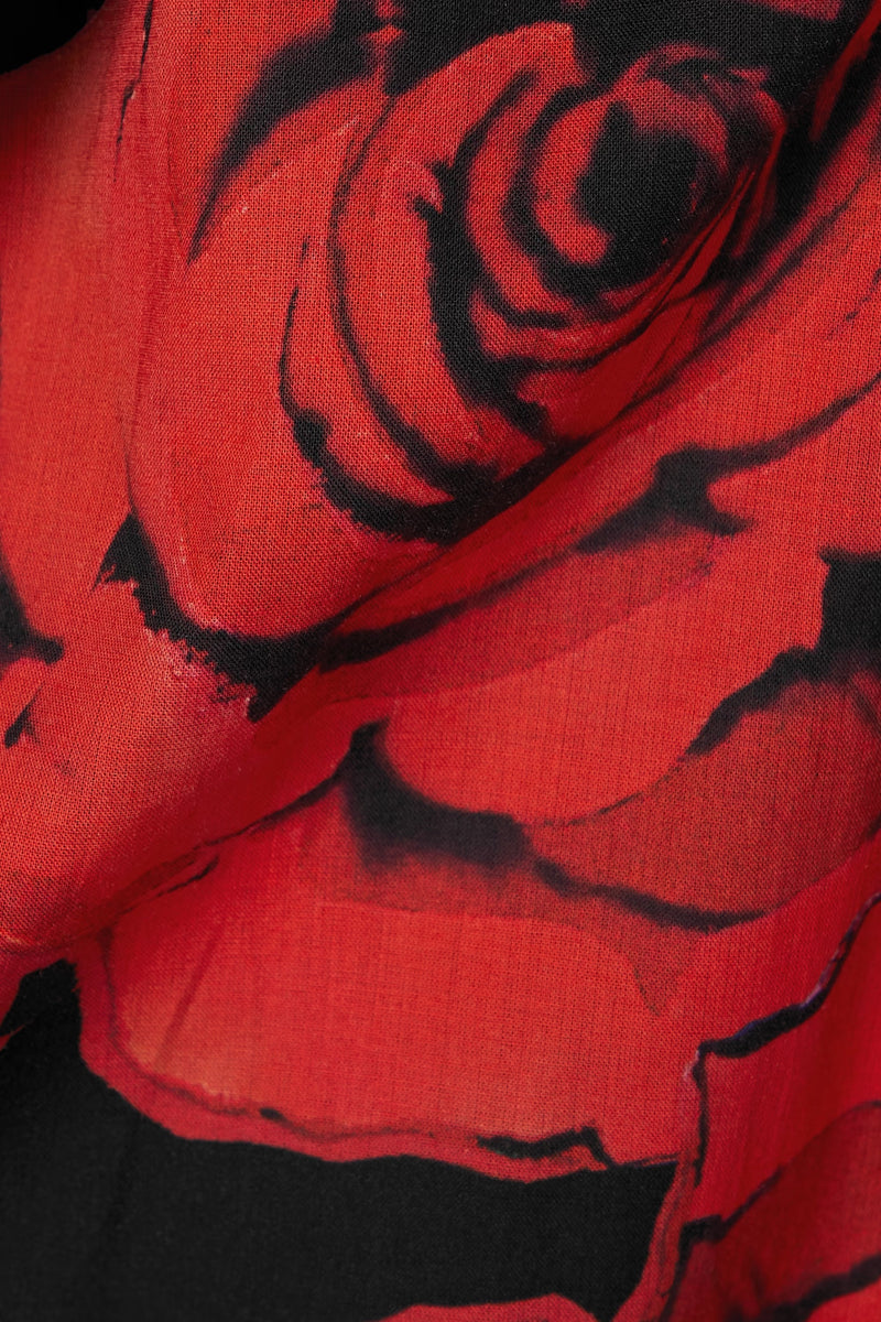Hand-painted Rose Dress