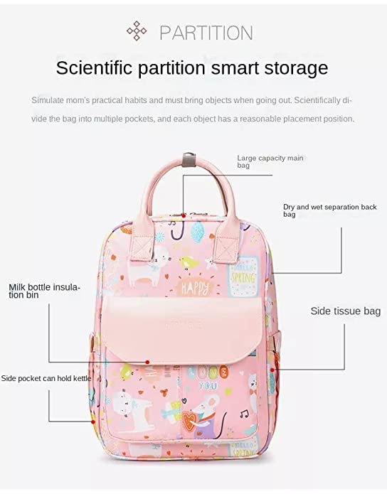 maternity bag momy mommy mummy milk pump diaper bag travel kit backpack navvi mommy to be nursing bag changing station cat kitten dog puppy tree nappy bag for mothers large capacity light weight stroller uniqlo