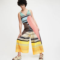 Geometric Printed Full Length Jumpsuit