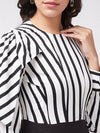 Monochromatic Stripped Dress