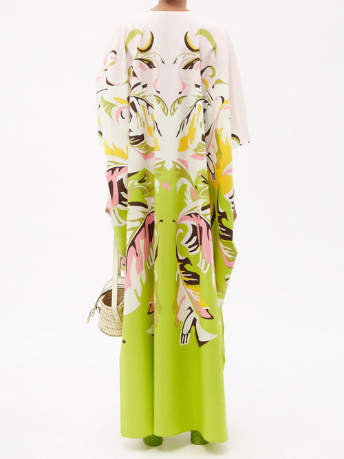 Moss Green Kaftan Dress