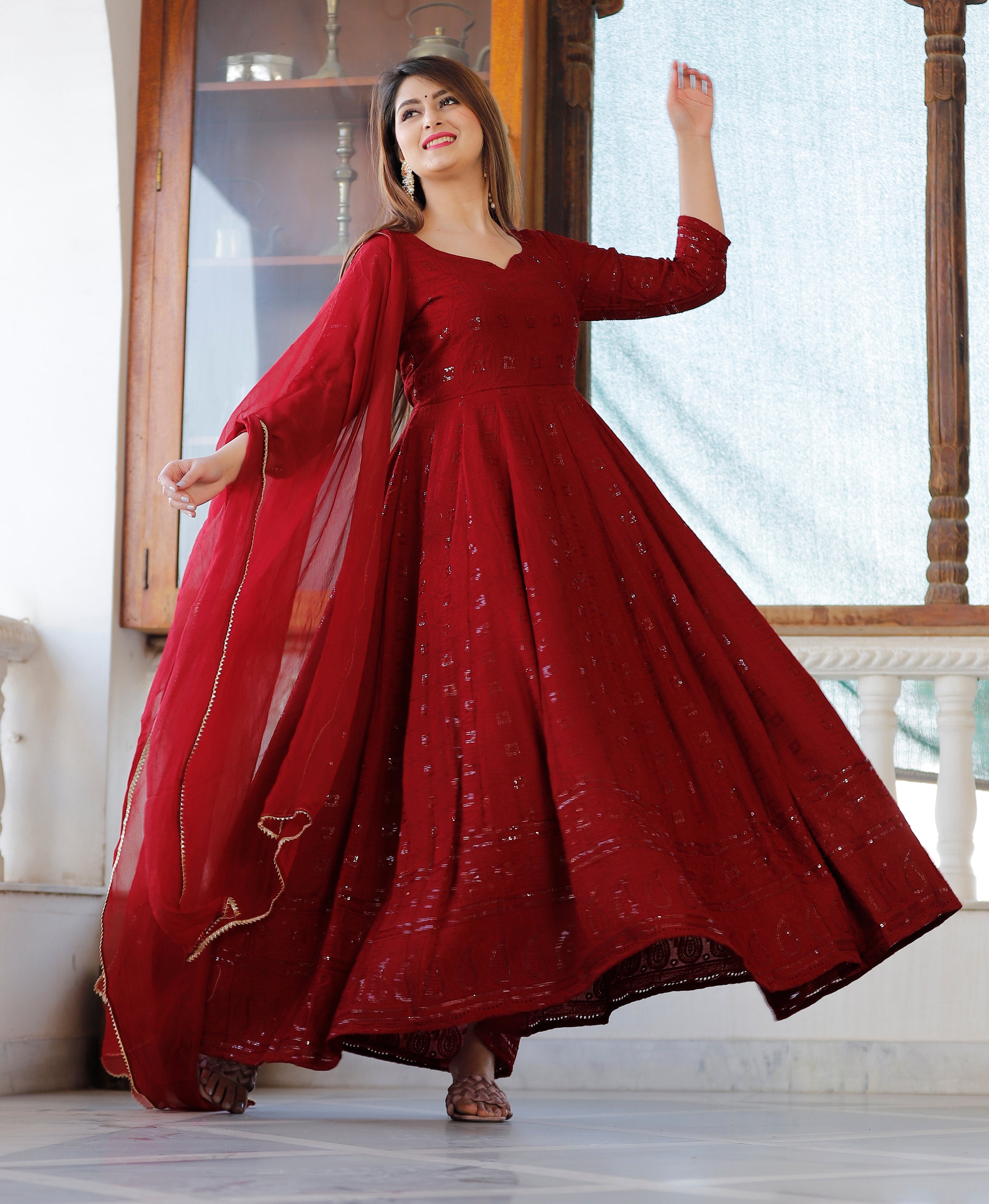 Charming Pakistani Chikankari Suit With Banarasi Dupatta, Beidge  Embroidered Straight Kurta With Pant & Banarasi Silk Dupatta Upto 7XL -  Etsy Norway