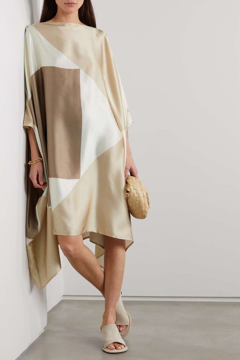 Vintage Satin Silk Kaftan