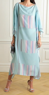 Melody Satin Silk Kaftan Dress