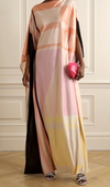 Pastel Hues Silk Kaftan Dress for women