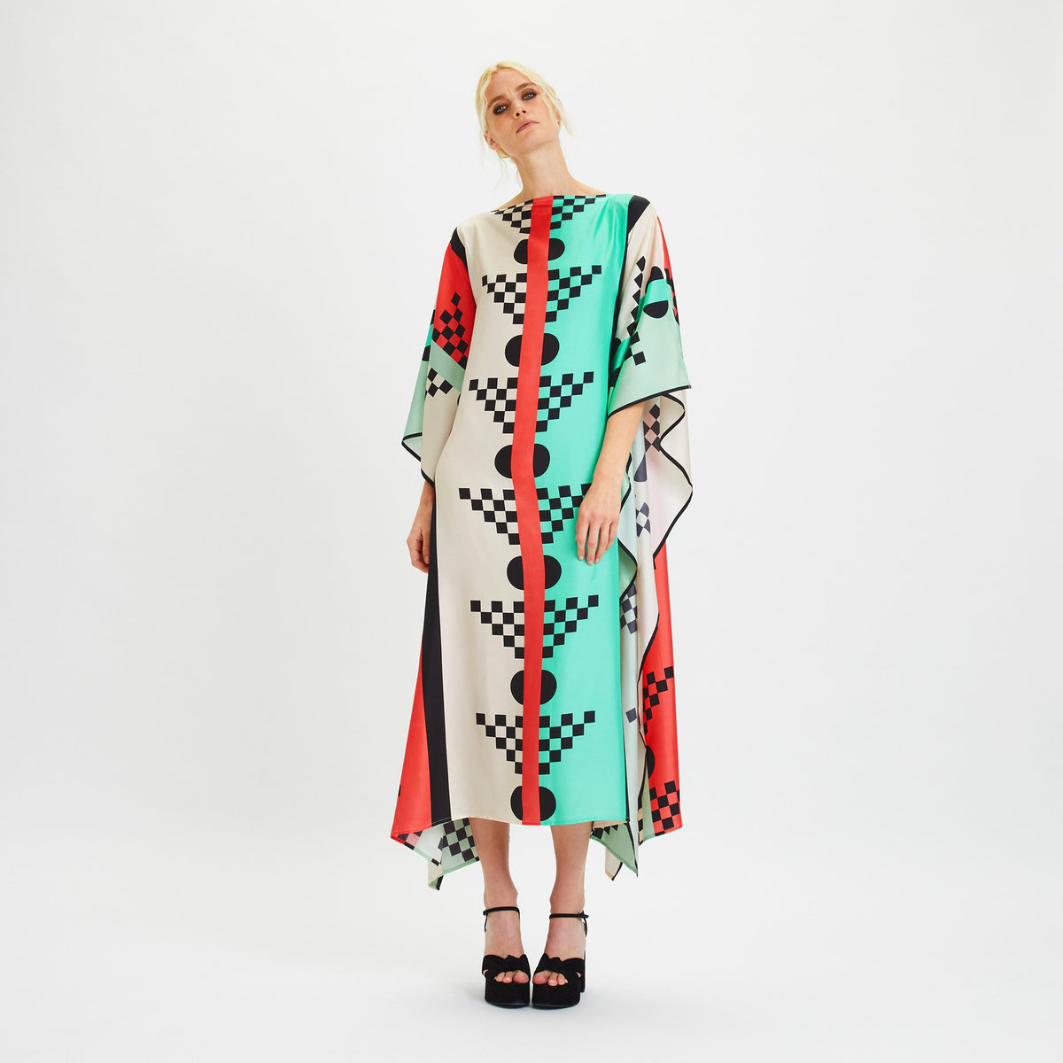 Tribal Paradise Kaftan Dress for Women