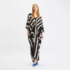 Black & White Kaftan Dress