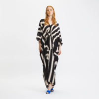 Black & White Kaftan Dress