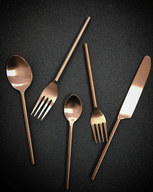 cutlery navvi navvi.in spoon copperspoonset kitchenware knives tableware handmade kitchencutleryset utensils homedecor 