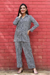 Asymmetric Night Suit Set - Navvi.in
