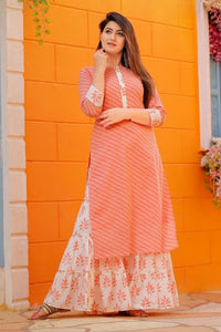 suitset peachsuitset handblockprintsuitset suitsetsforwomen ethnicsuitset ethnicfashion suitwithdupatta onlinefashion newarrival weddingfashion bridetobe festivecollection ethnicapparel womenapparel navvi navvi.in