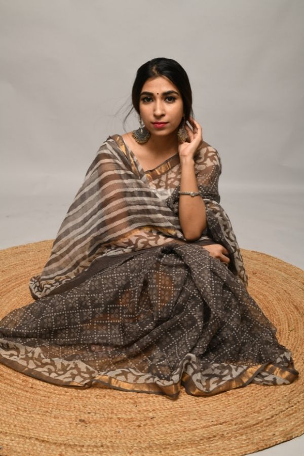  indianwear ethnicwear navvi navvi.in traditional blacksaree cottonsaree saree 