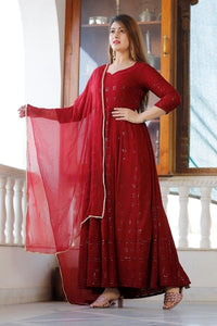 anarkalisuitset anarkali suitsets navvi trending maroonsuitsets chikankarisuitset traditional bridetobe