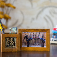 Pen Stand With Photo Frame - Navvi Lifestyle