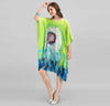 Beachy Short Kaftan Dress - Navvi.in
