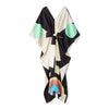 Belted Satin Silk Kaftan Dress - Navvi.in