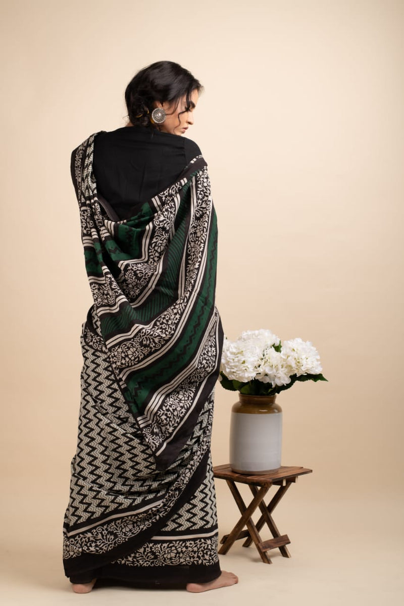 Black Diamond Saree - Navvi.in