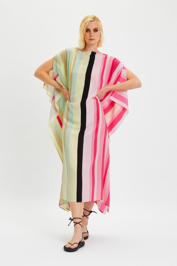 Bougie Kaftan Dress - Navvi.in