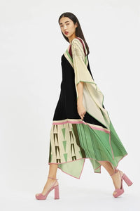 Breezy Silk Kaftan Dress - Navvi.in