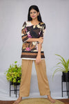 Brown Poplin Lounge Wear - Navvi.in