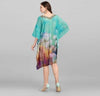 Digital Print Kaftan Dress - Navvi.in