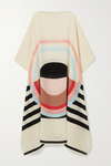 Dreamy Crepe Kaftan Dress - Navvi.in