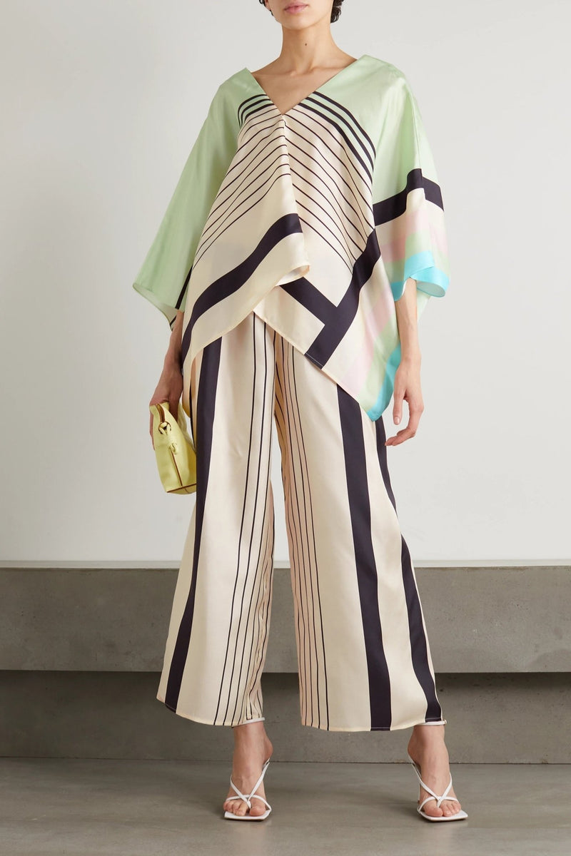Dusk Dreamy Kaftan Co - ord Set - Navvi.in
