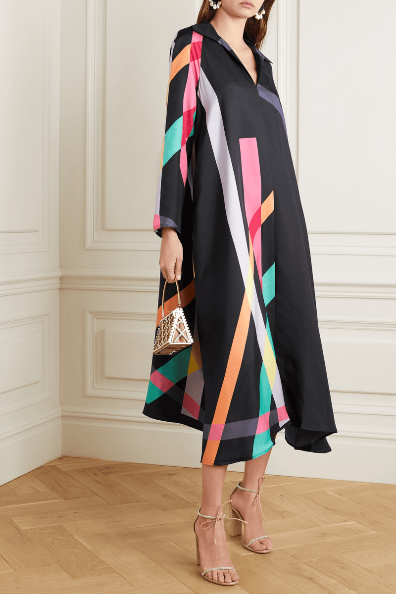 Electric Black Dress - Navvi.in