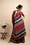 Flower Power Saree - Navvi.in