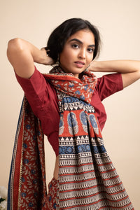 Frozen Flower Saree - Navvi.in