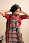 Frozen Flower Saree - Navvi.in