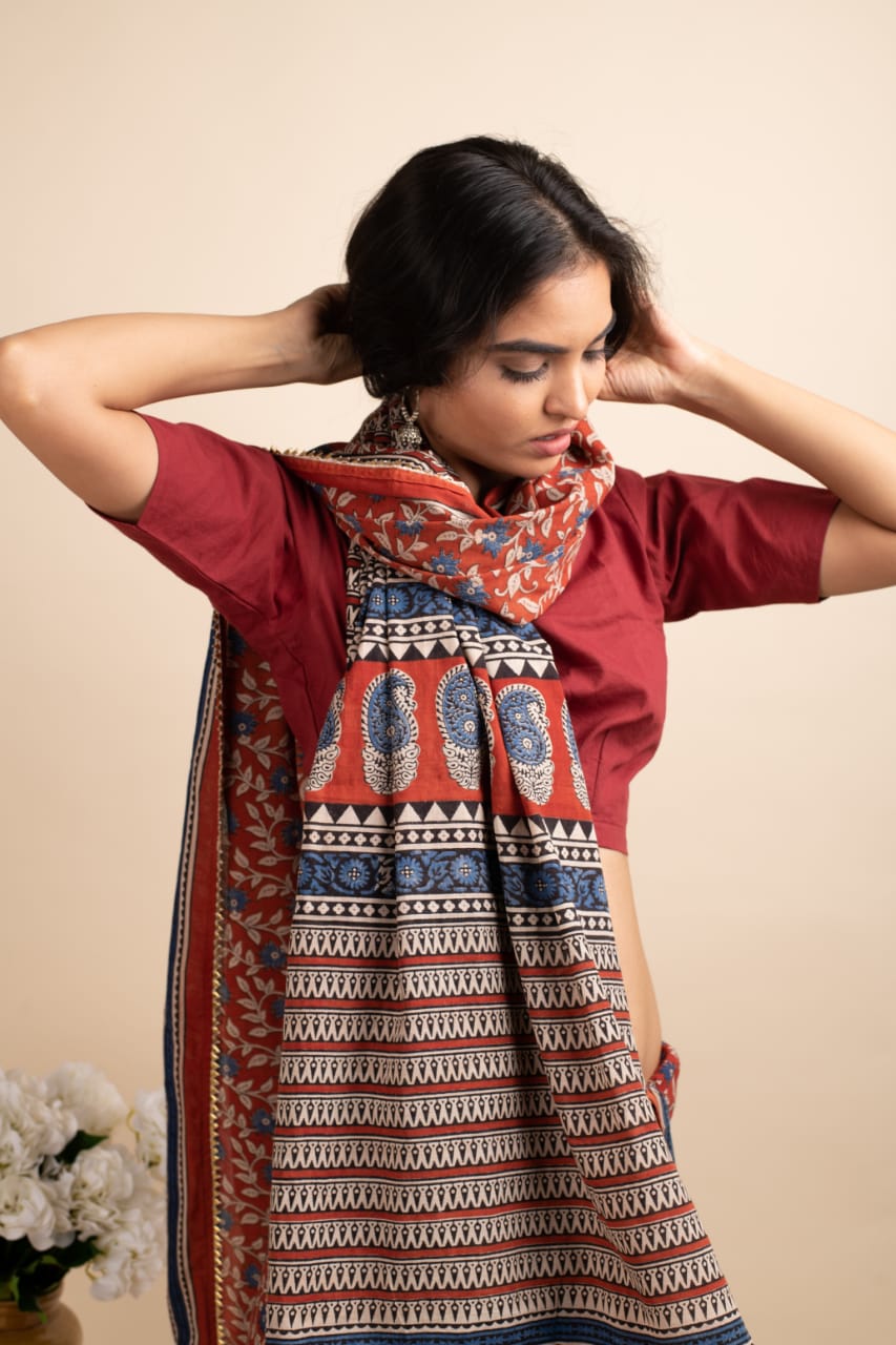 Frozen Flower Saree - Navvi.in