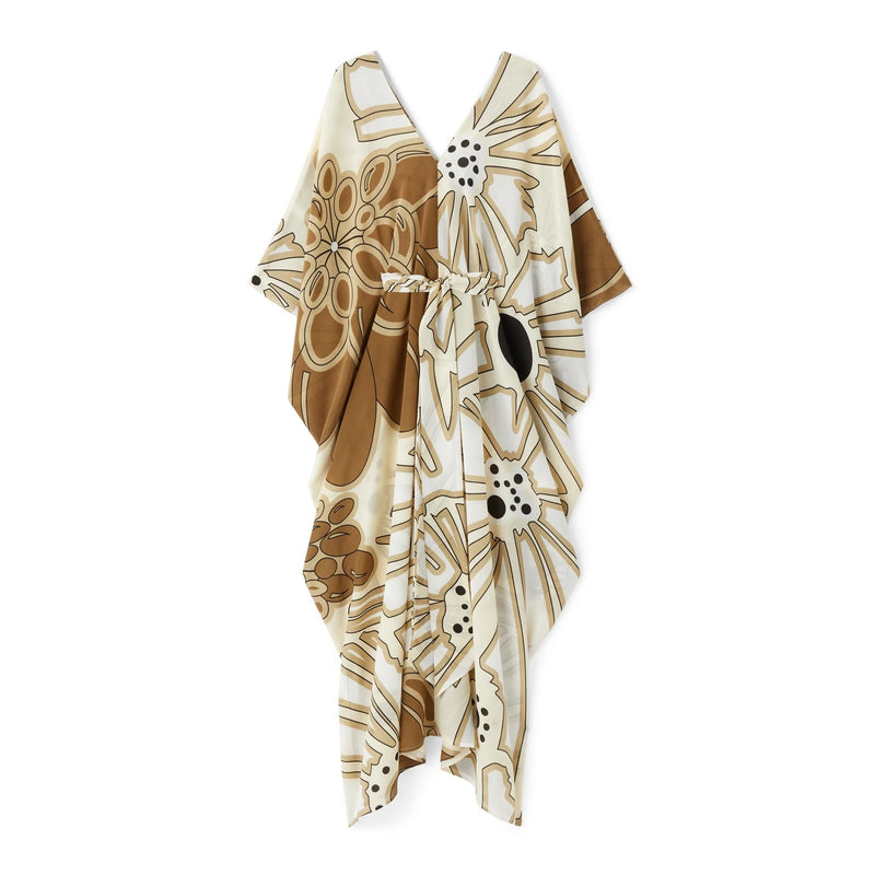 Golden Hues Kaftan Dress - Navvi.in