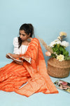 Hand Tie & Dye Shibori Saree - Navvi.in